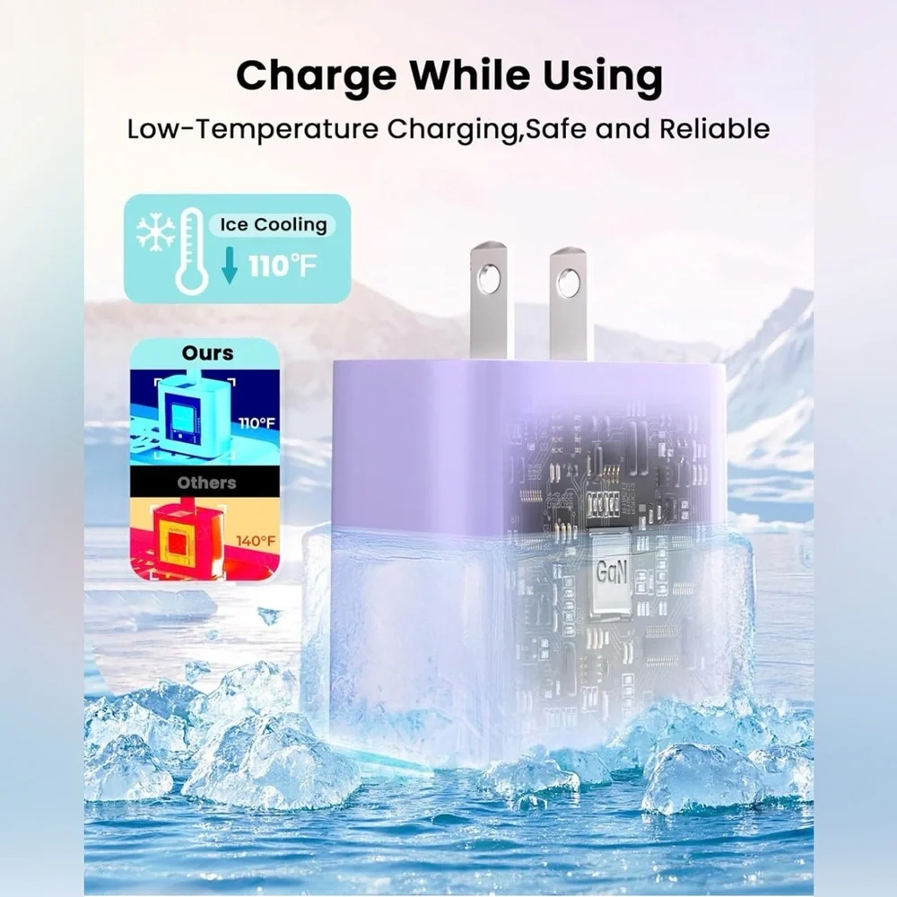 iPhone Charger Fast Charging 2 Pack Type C
